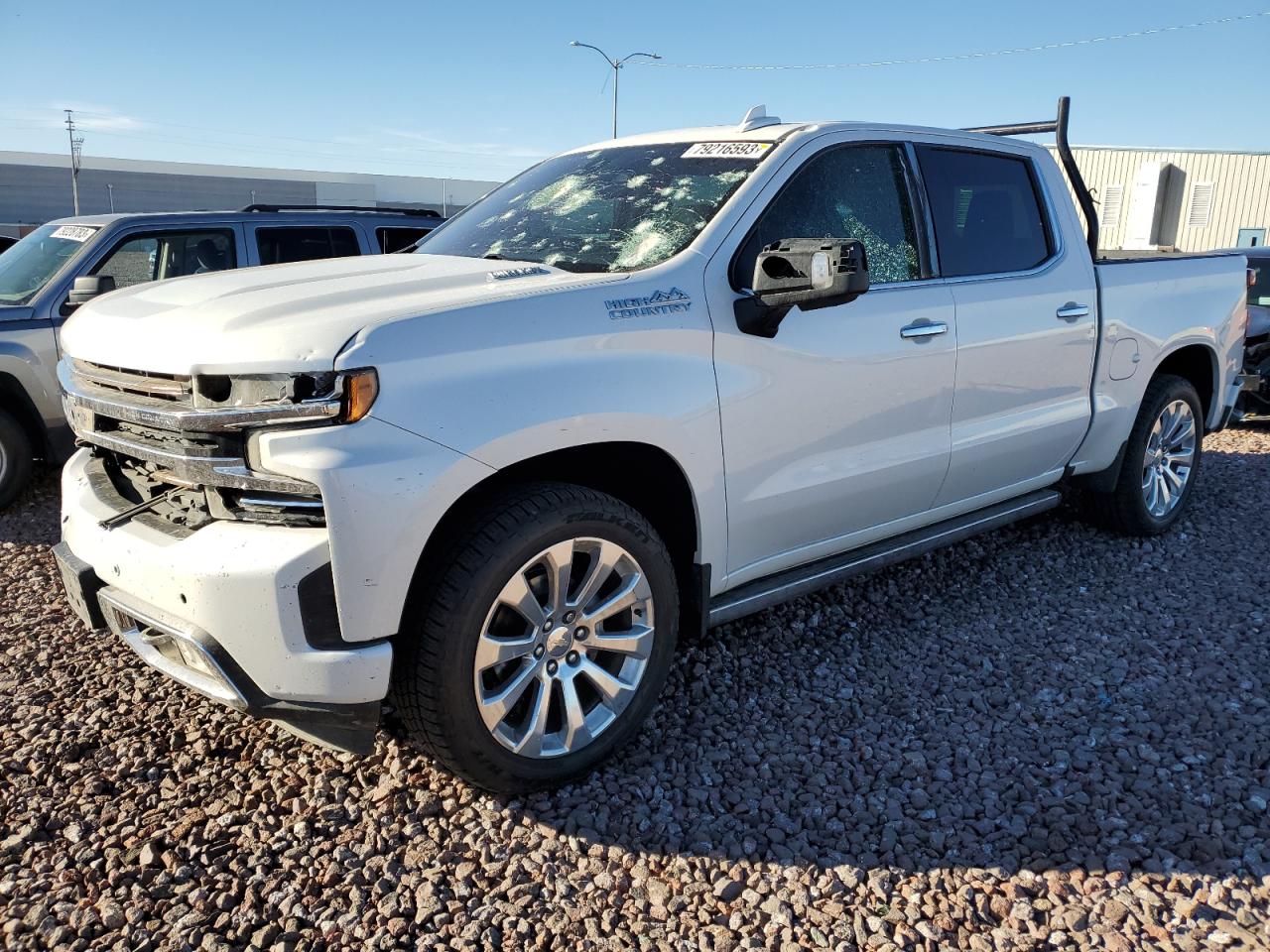 2020 Chevrolet Silverado K1500 High Country VIN: 1GCUYHET3LZ124808 Lot: 79216593