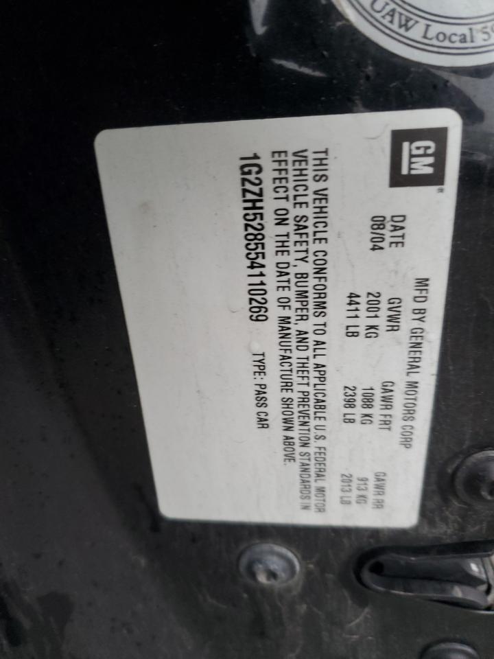 1G2ZH528554110269 2005 Pontiac G6 Gt