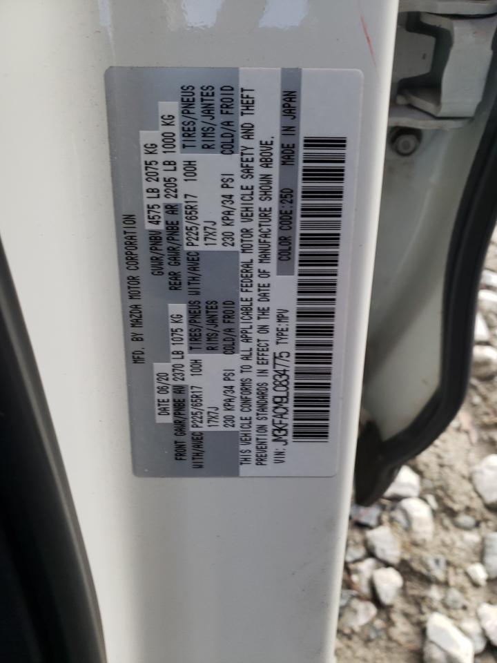 2020 Mazda Cx-5 Touring VIN: JM3KFACM9L0834775 Lot: 80988823