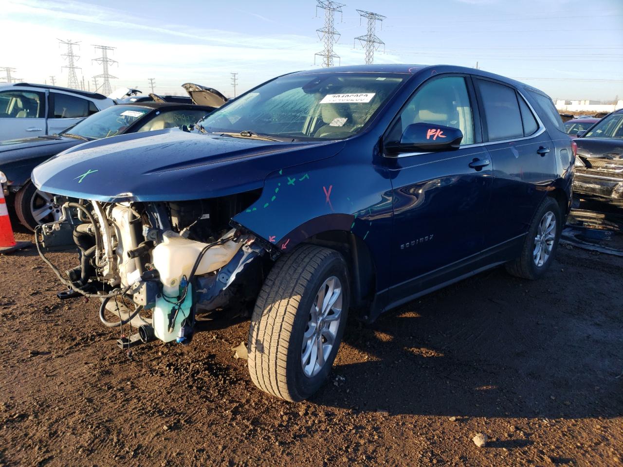 2020 Chevrolet Equinox Lt VIN: 2GNAXKEV3L6172977 Lot: 79486253