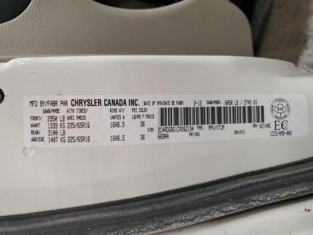 2012 DODGE GRAND CARAVAN SE