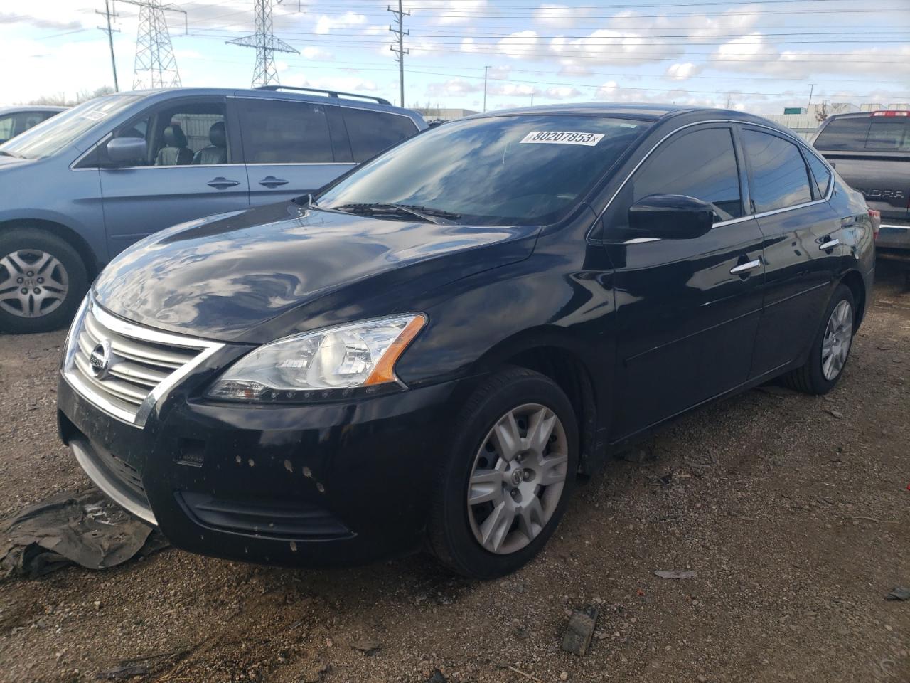 2015 Nissan Sentra S VIN: 3N1AB7AP0FY274156 Lot: 80207853