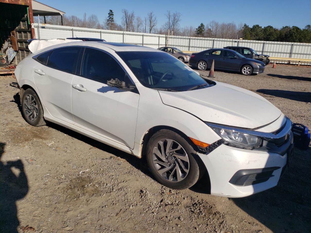 2018 Honda Civic Ex VIN: 2HGFC2F76JH570049 Lot: 80941103