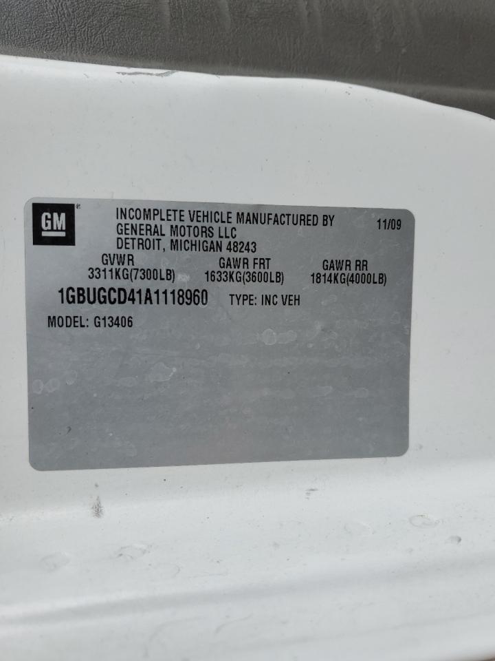 2010 Chevrolet Express G1500 Lt VIN: 1GBUGCD41A1118960 Lot: 79722923
