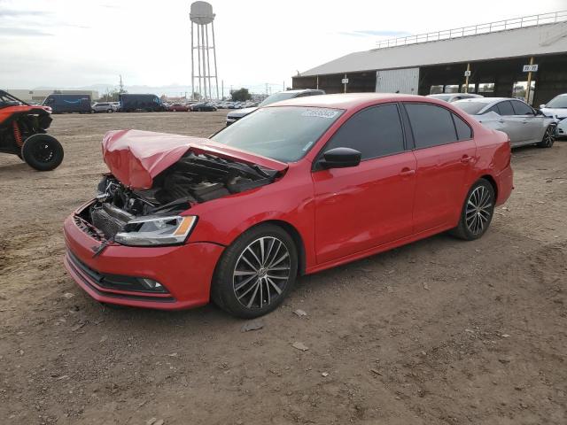  VOLKSWAGEN JETTA 2016 Красный