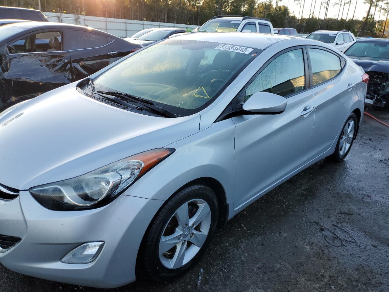 2012 Hyundai Elantra Gls VIN: KMHDH4AE6CU443080 Lot: 81384443