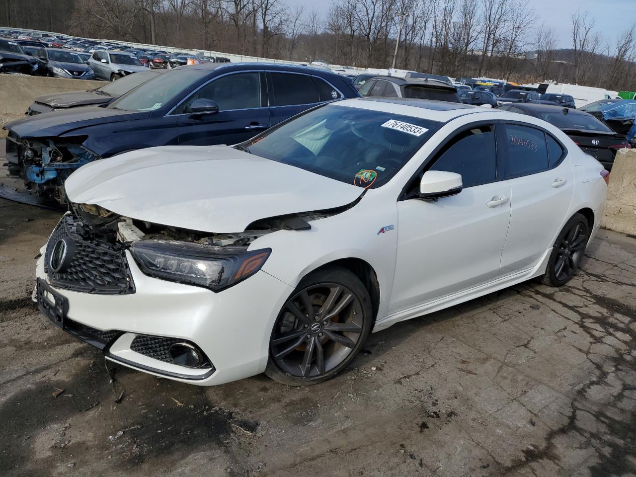 19UUB2F68JA008637 2018 Acura Tlx Tech+A