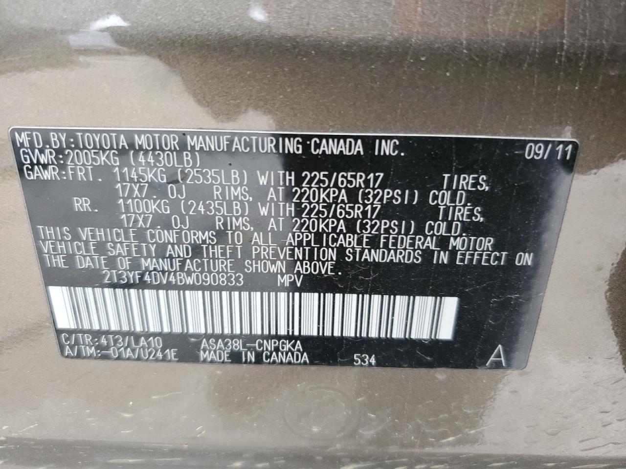 2011 Toyota RAV 4 - Image 13