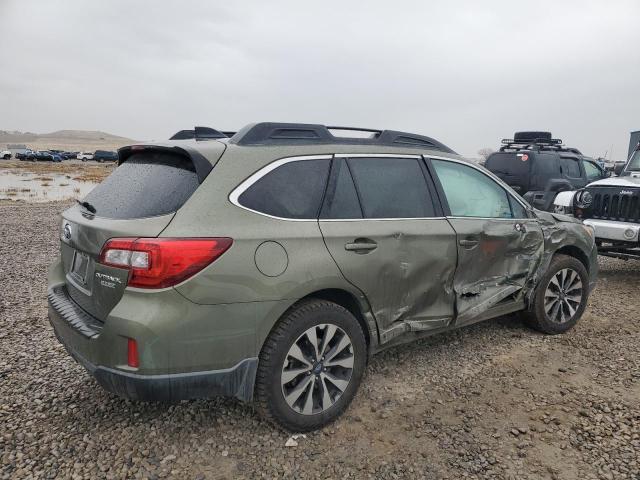  SUBARU OUTBACK 2016 Green