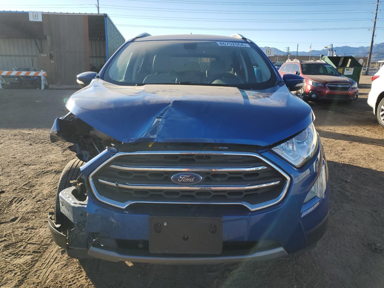 2020 Ford Ecosport Titanium VIN: MAJ6S3KL2LC392341 Lot: 86752554