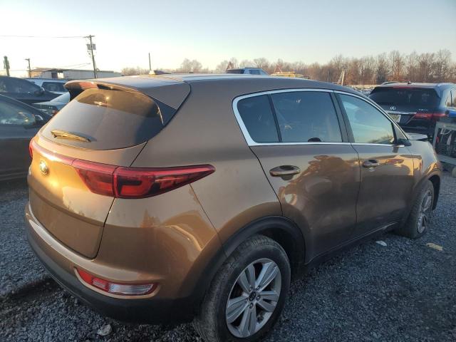  KIA SPORTAGE 2017 Оранжевый