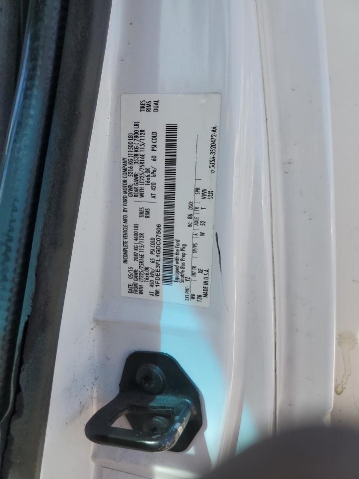 1FDEE3FL1GDC07506 FORD ALL Models 2016