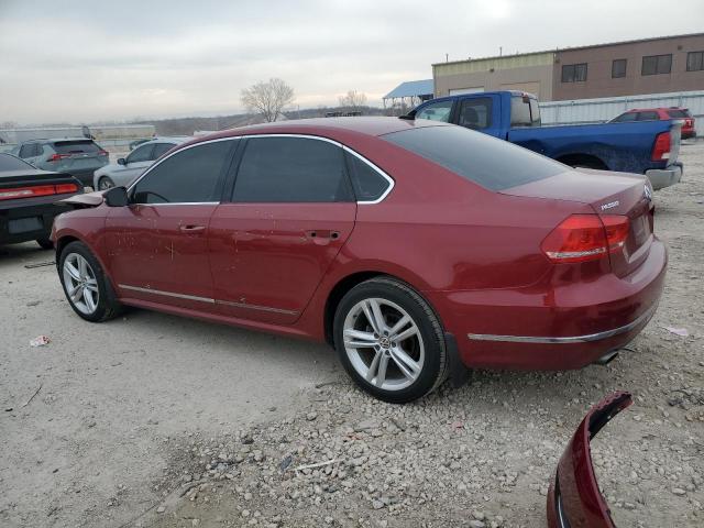  VOLKSWAGEN PASSAT 2015 Бордовый