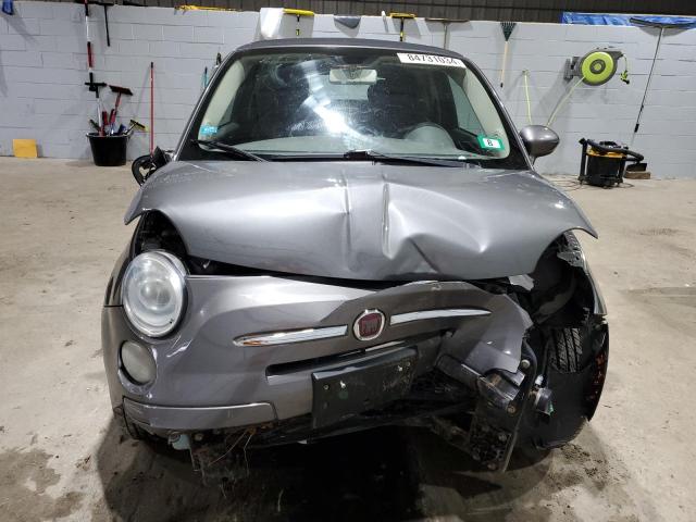Кабріолети FIAT 500 2012 Сірий