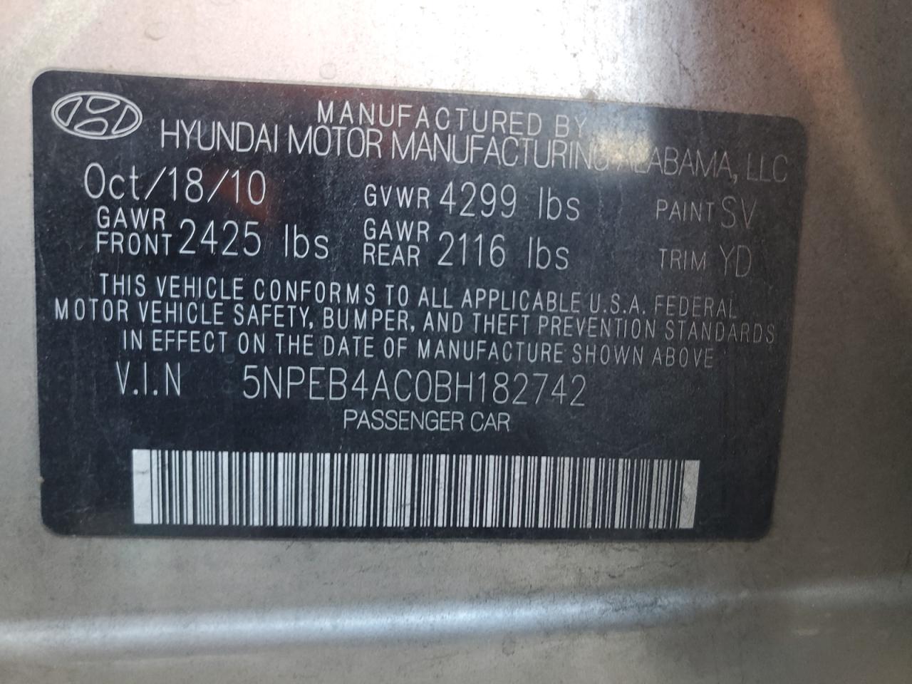 2011 Hyundai Sonata - Image 14