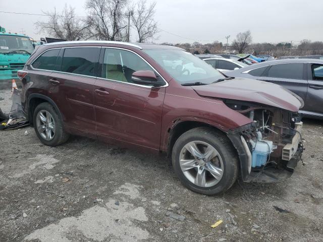  TOYOTA HIGHLANDER 2015 Бургунди