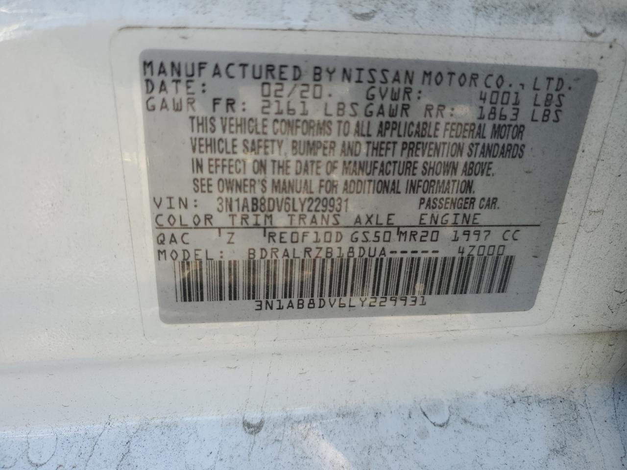 2020 Nissan Sentra - Image 12