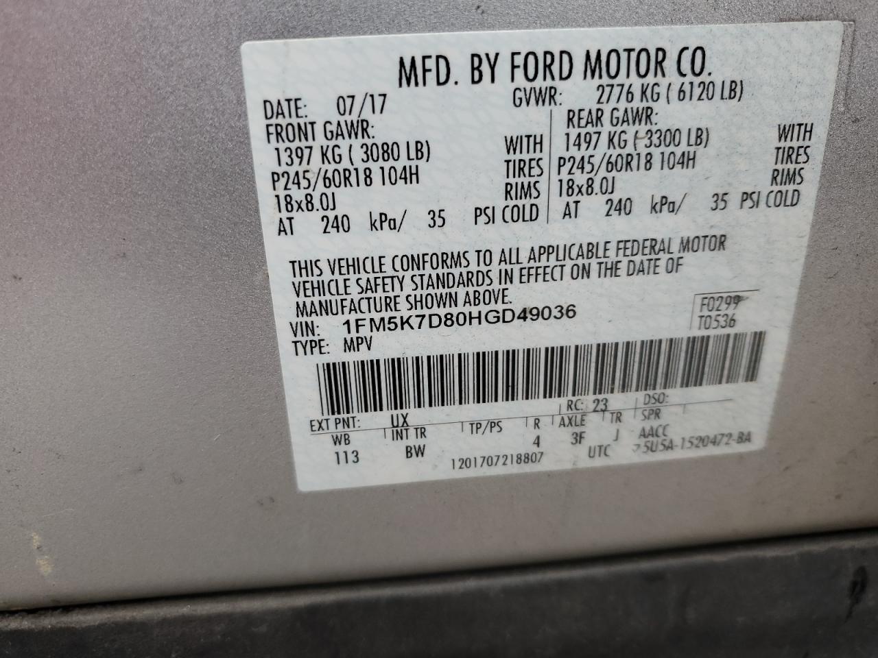 2017 Ford Explorer - Image 16