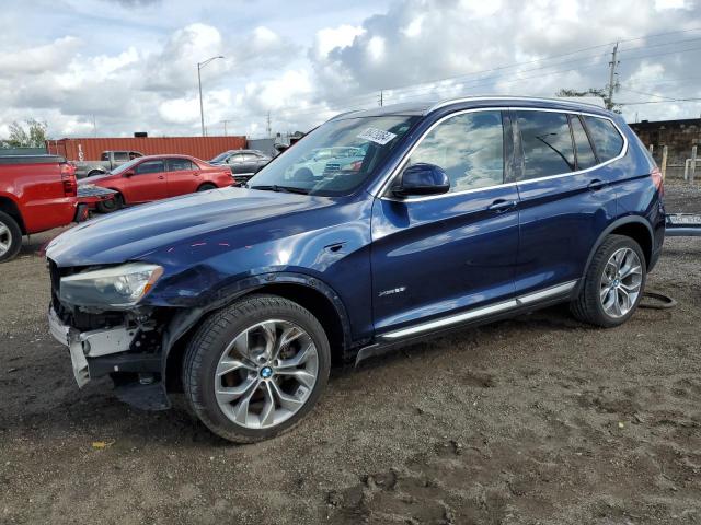  BMW X3 2016 Синий