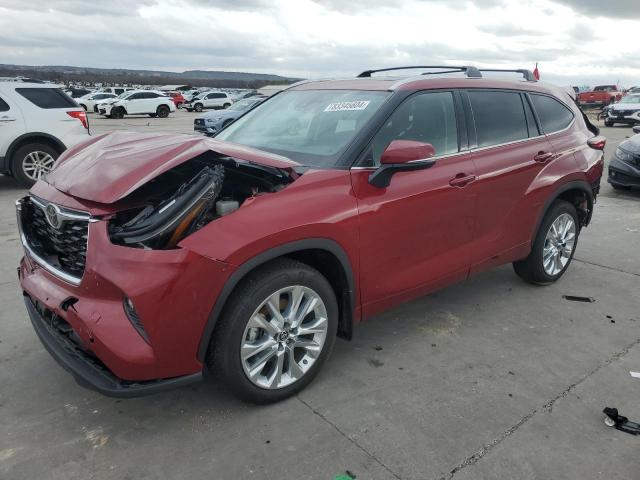  TOYOTA HIGHLANDER 2022 Красный