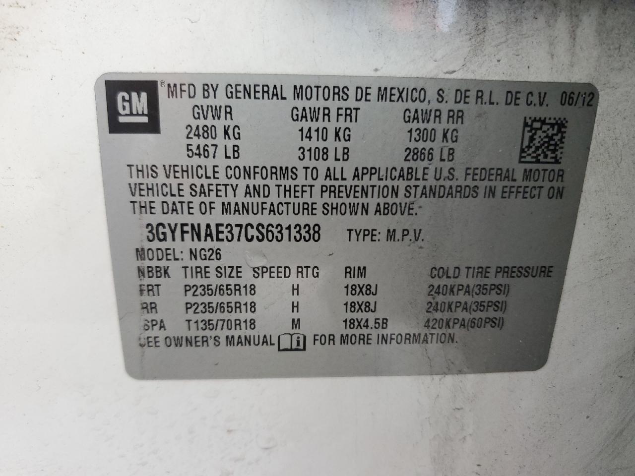 2012 Cadillac SRX - Image 13