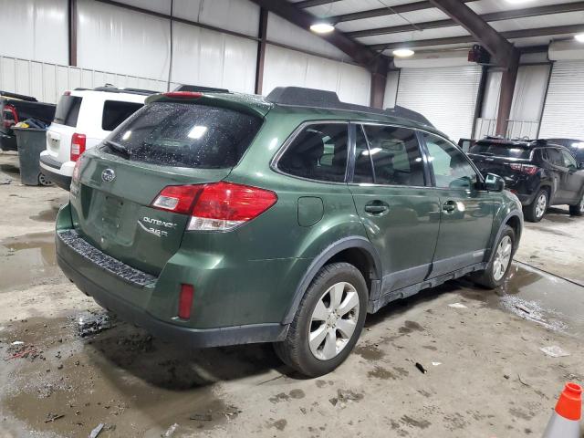  SUBARU OUTBACK 2012 Зеленый