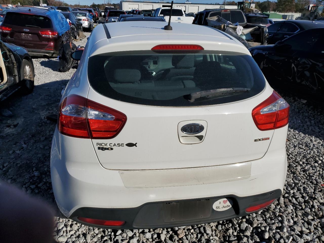 2012 Kia Rio Ex VIN: KNADN5A37C6079125 Lot: 83714874