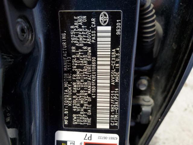 2014 TOYOTA CAMRY HYBRID