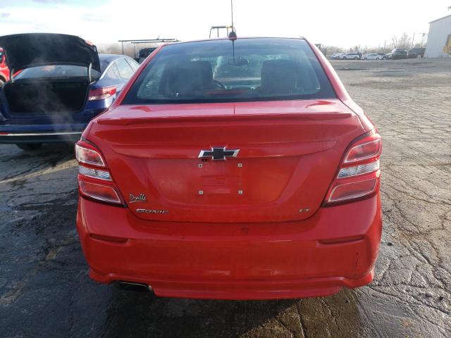  CHEVROLET SONIC 2018 Red