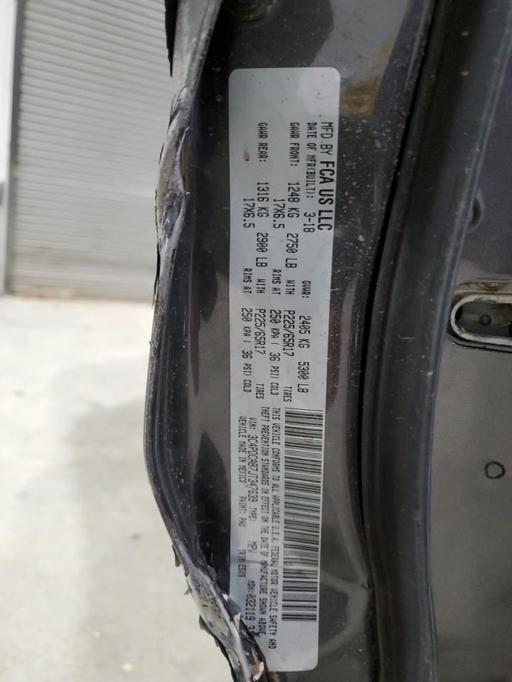 2018 Dodge Journey Se VIN: 3C4PDCAB7JT347639 Lot: 71730445