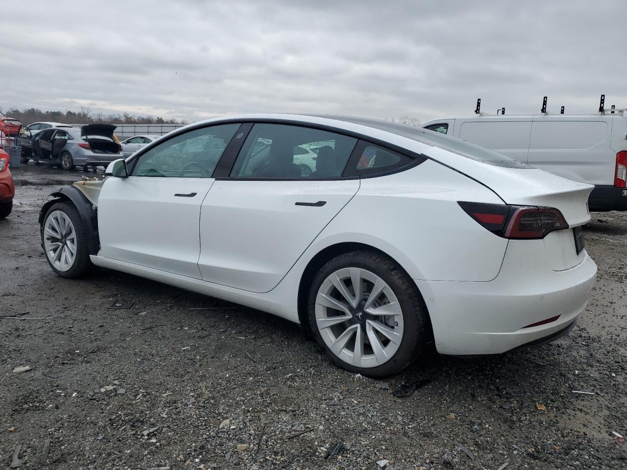 VIN 5YJ3E1EB2MF013208 2021 TESLA MODEL 3 no.2