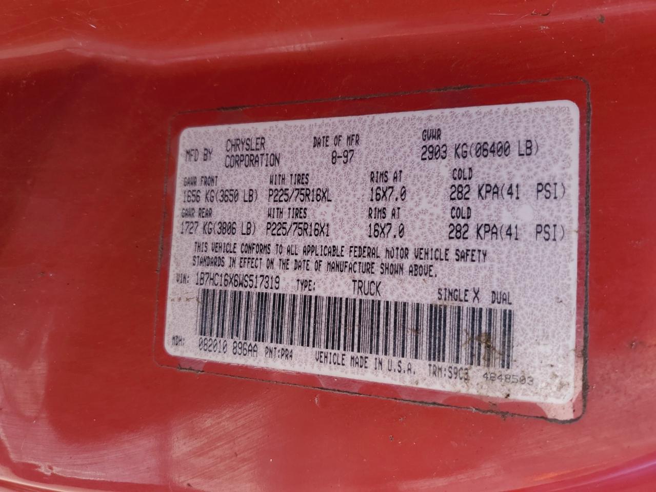 1998 Dodge RAM - Image 12