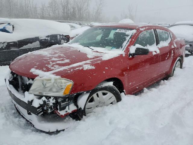  DODGE AVENGER 2012 Червоний