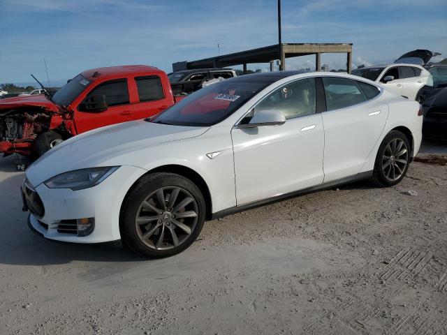 Хэтчбеки TESLA MODEL S 2013 Белый