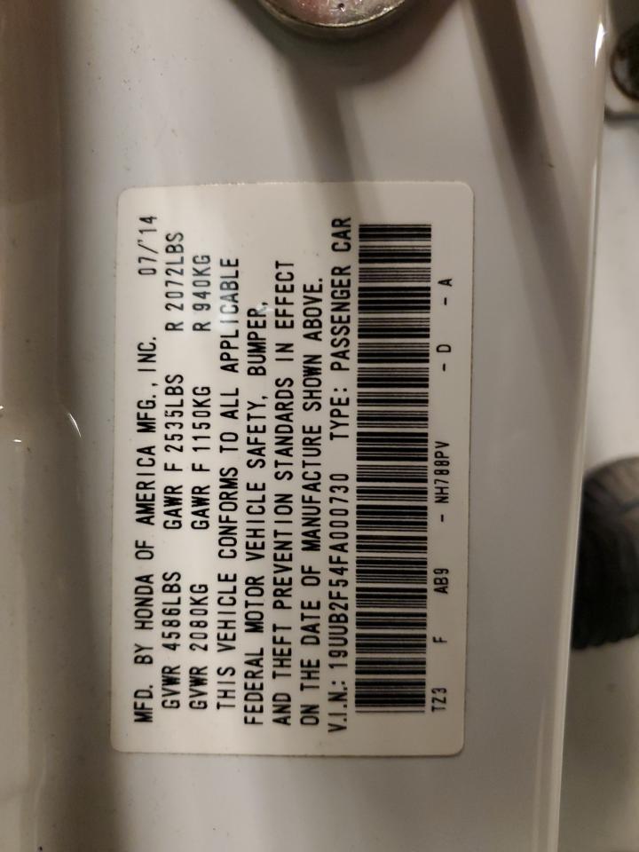 VIN 19UUB2F54FA000730 2015 ACURA TLX no.12