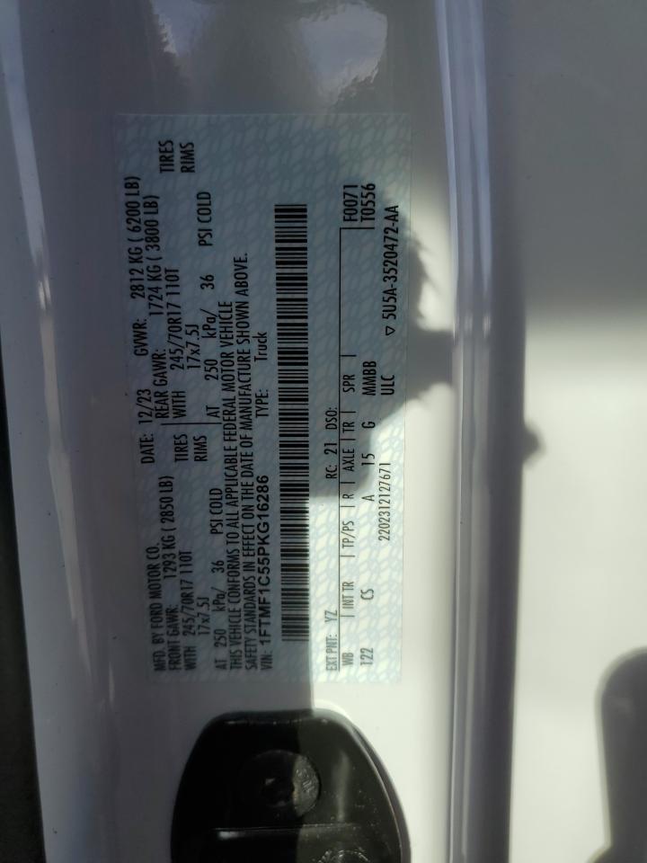 1FTMF1C55PKG16286 FORD All Models 2023