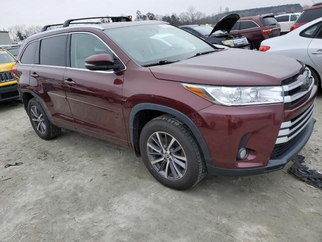  TOYOTA HIGHLANDER 2017 Burgundy