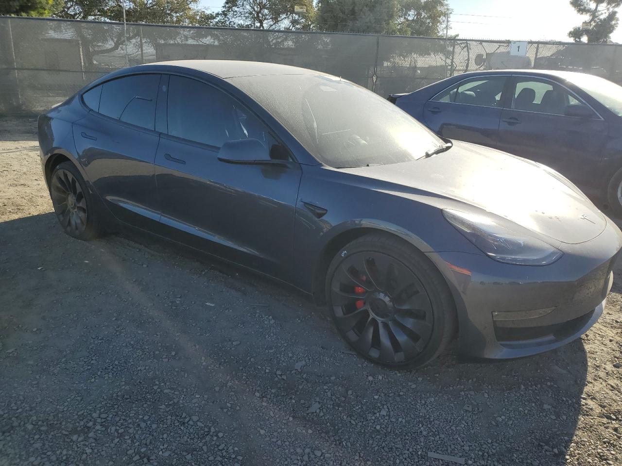 VIN 5YJ3E1EC8PF712758 2023 TESLA MODEL 3 no.4