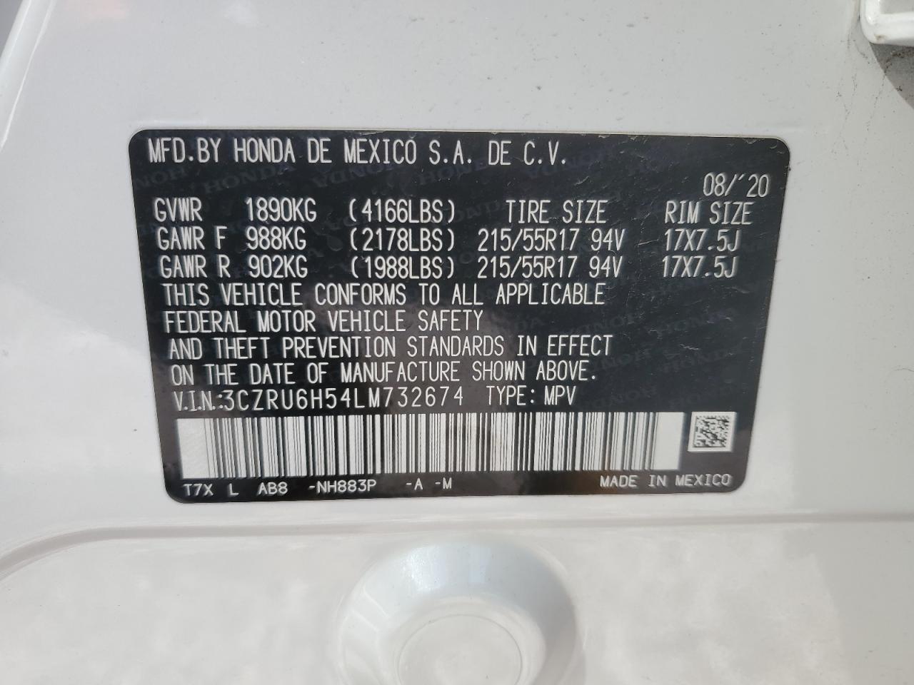 2020 Honda HR-V - Image 16
