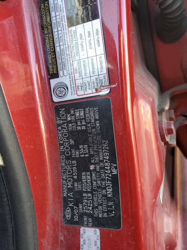 2008 Kia Sportage Lx VIN: KNDJF724487497262 Lot: 83238754