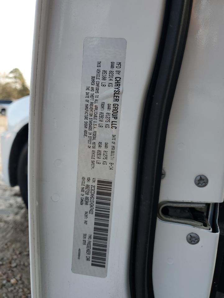 2014 Dodge Charger Sxt VIN: 2C3CDXHG1EH347422 Lot: 82487114