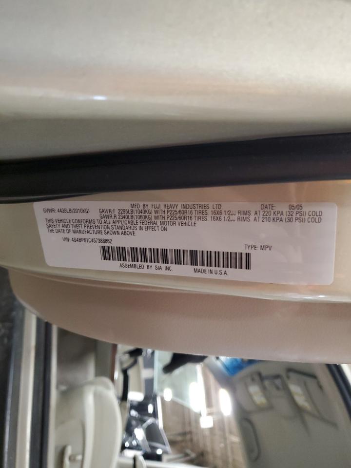 2005 Subaru Legacy Outback 2.5I VIN: 4S4BP61C457388862 Lot: 84415834