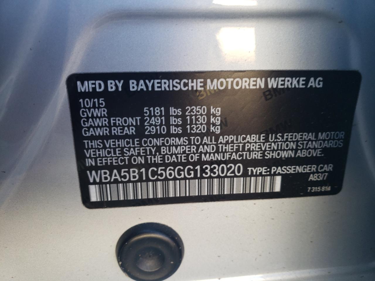 2016 BMW 5er - Image 12
