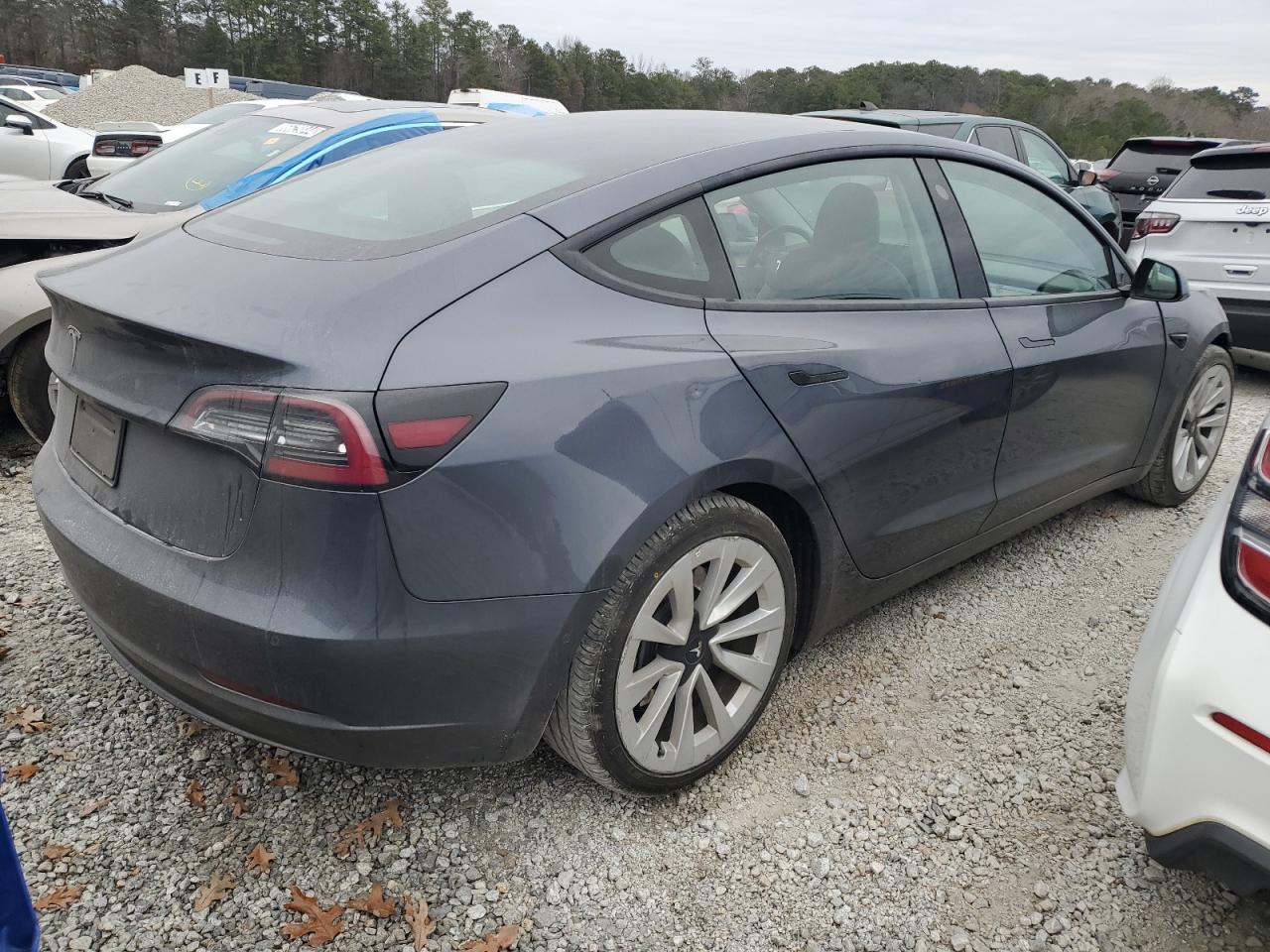 VIN 5YJ3E1EA0NF369083 2022 TESLA MODEL 3 no.3