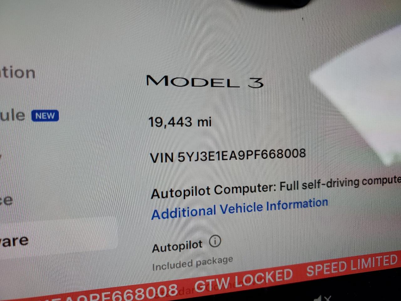 2023 Tesla Model 3 VIN: 5YJ3E1EA9PF668008 Lot: 84456144