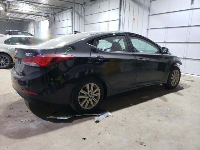 Sedans HYUNDAI ELANTRA 2016 Black