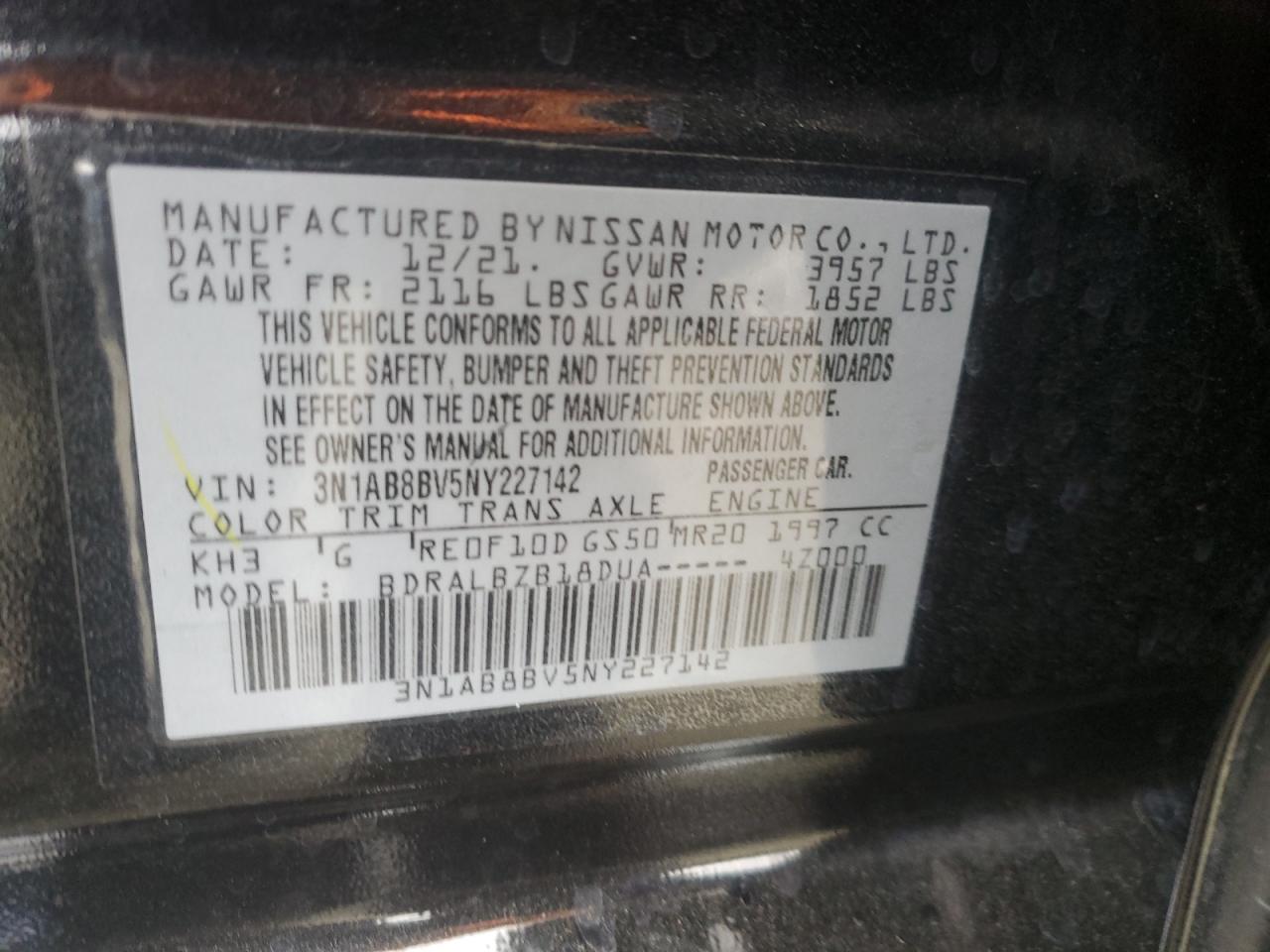 2022 Nissan Sentra - Image 12