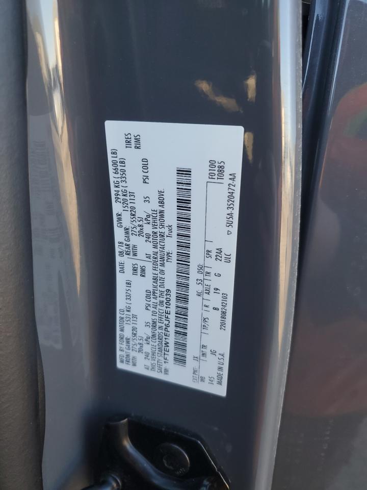 1FTEW1EP6JFE10039 FORD F-150 2018