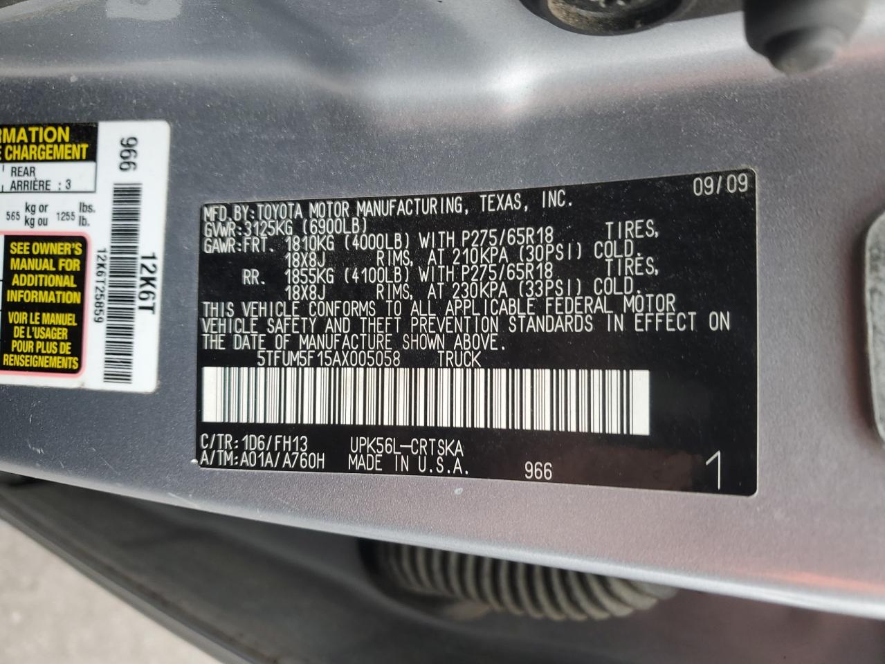 2010 Toyota Tundra - Image 12