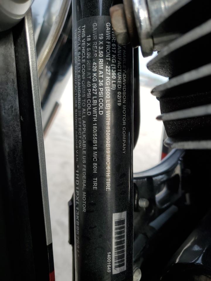 2019 Harley-Davidson Flhxse VIN: 1HD1PXL13KB957631 Lot: 83973434